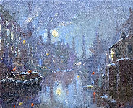 "Moonlight - Ashton/ Tameside Canal, Manchester"