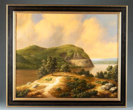"Storm King from Sandy Point"