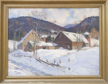 Sample artwork by Earle Titus (1895 - 1962), known for landscape, seascape - View similar artists and auction records