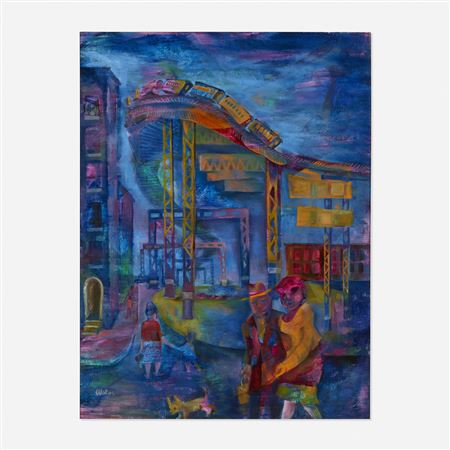 Elevated Curve 1981 by Joseph Wolins - Auction record, sale price, and art valuation. Compare with similar artists and explore comparable artworks.
