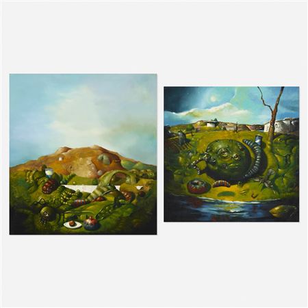 Our Second Coming Made Stones Sing Like Birds; Within the Precincts of Heaven (Serenely Frenetic) (two works)
