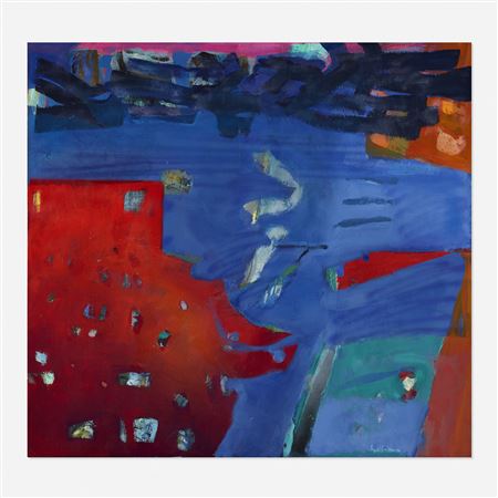 Earlyblue by Syd Solomon - Auction record, sale price, and art valuation. Compare with similar artists and explore comparable artworks.