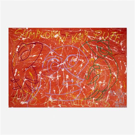 Symphony For Kathy, Puff and Neil Williams by Jose Roberto Aguilar - Auction record, sale price, and art valuation. Compare with similar artists and explore comparable artworks.