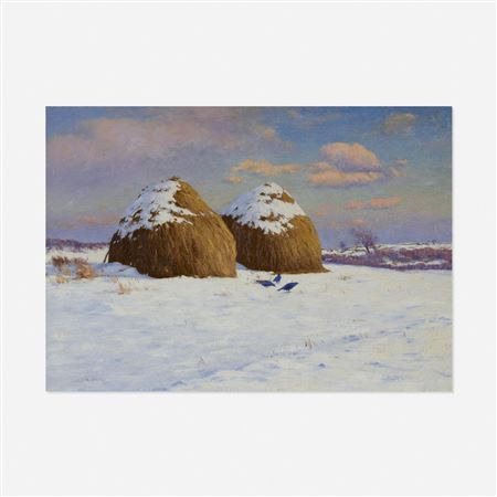 Haystacks in the Snow