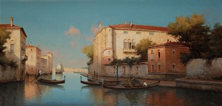 Venice, lively canal