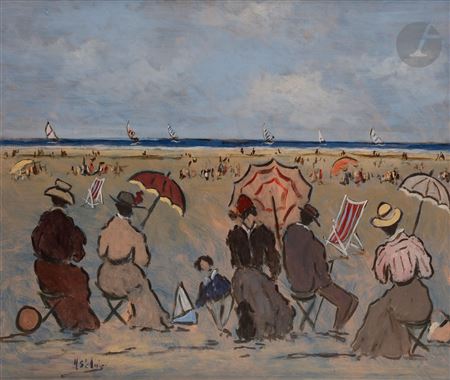 Deauville, afternoon at the beach