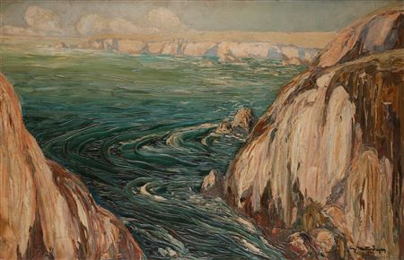 Falaises en Bretagne, 1921 by Marcel Mettenhoven - Auction record, sale price, and art valuation. Compare with similar artists and explore comparable artworks.