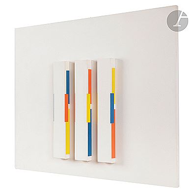 Three vertical panels, 1974