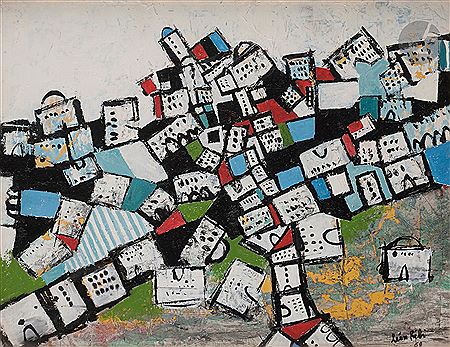 Sample artwork by Leon Ribi (Born 1945), known for painting - View similar artists and auction records