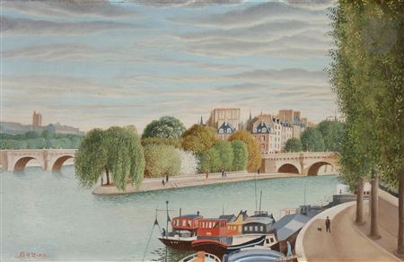 Paris, L'Île de la Cité, square du Vert-Galant