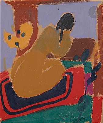 Femme nue de dos