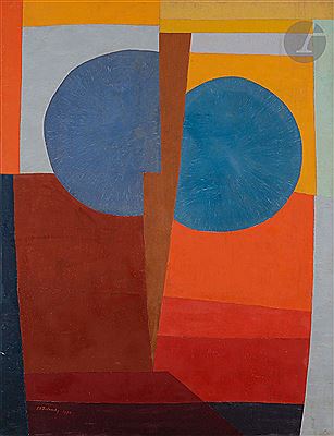 Sample artwork by Jacqueline Pavlowski (1921 - 1971), known for painting - View similar artists and auction records