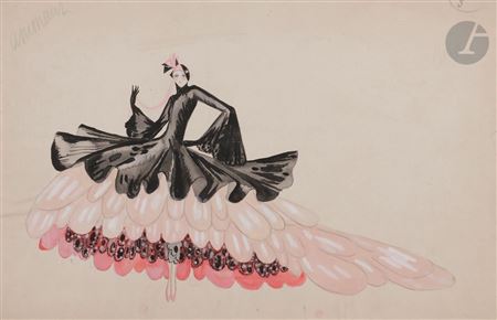 Costume models for the music hall