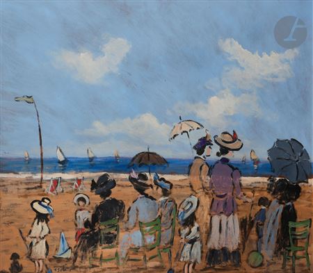 Deauville, animated seaside