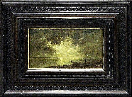 Moonlight over the sea