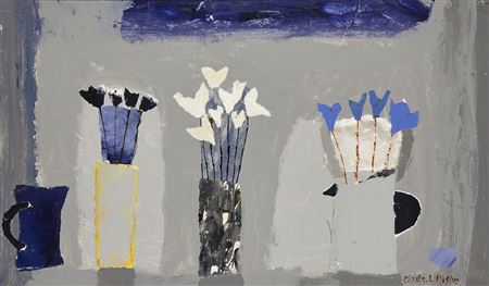 Sample artwork by Christine Macarthur (Born 1953), known for large scale still life paintings on canvas, oil pastel, and watercolor - View similar artists and auction records