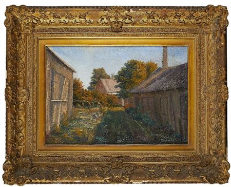View of a farmyard;