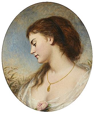 Profile of a young woman