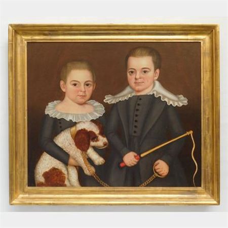 'Double Portrait of Alfred & James Collins'