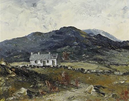 Sample artwork by Gwyneth Tomos (1937 - 2016), known for painting - View similar artists and auction records