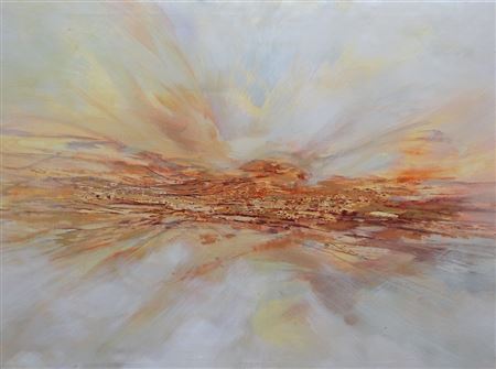 MISTY AND GOLDEN FLIGHT by Ronald Lowe - Auction record, sale price, and art valuation. Compare with similar artists and explore comparable artworks.