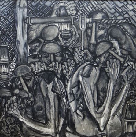Sample artwork by Nick Evans (1907 - 2004), known for painting - View similar artists and auction records