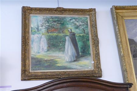 "Les communiantes" by Ignace Jacques Lucien Kennis - Auction record, sale price, and art valuation. Compare with similar artists and explore comparable artworks.