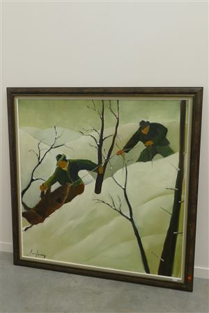 Sample artwork by Milo Dardenne (Born 1938), known for painting - View similar artists and auction records