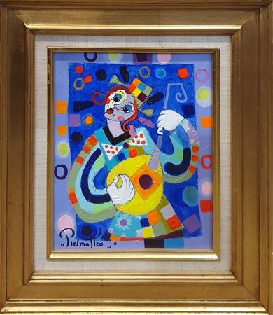 Joue moi la mandoline by Giuseppe Joseph Piermatteo - Auction record, sale price, and art valuation. Compare with similar artists and explore comparable artworks.