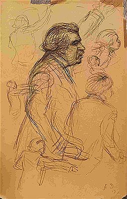 Etude et portrait d'Aristide Briand