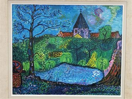 "The pond of Fontaine les DIjon".