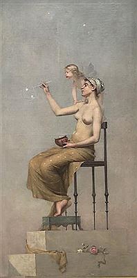 Sample artwork by Eduard Jereme Paupion (1854 - 1912), known for painting - View similar artists and auction records
