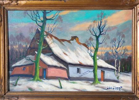 House in the snow