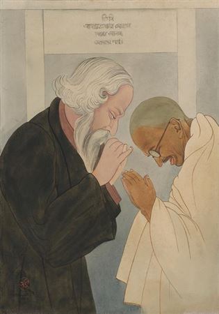 Tagore and Gandhi