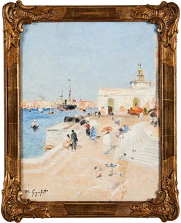 View of Fondamenta Salute, Venice by Wilhelm von Gegerfelt - Auction record, sale price, and art valuation. Compare with similar artists and explore comparable artworks.