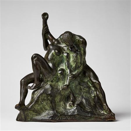 Sample artwork by Carl Eldh (1873 - 1955), known for figurative sculpture, including public monuments, portrait busts, and architectural commissions - View similar artists and auction records