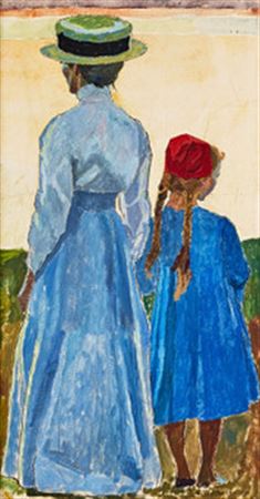 Mother and daughter by Carl Wilhelm Wilhelmson - Auction record, sale price, and art valuation. Compare with similar artists and explore comparable artworks.