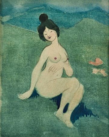 Eva by Ivar Arosenius - Auction record, sale price, and art valuation. Compare with similar artists and explore comparable artworks.