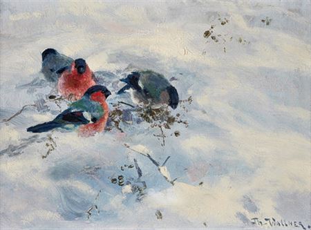 Sample artwork by Thure Wallner (1888 - 1965), known for landscape painting - View similar artists and auction records