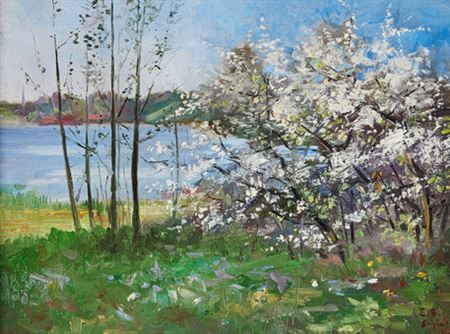 Sample artwork by Eva Bonnier (1857 - 1909), known for painting - View similar artists and auction records