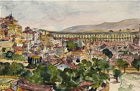 "Stadtansicht Segovia" by Paul Weiser - Auction record, sale price, and art valuation. Compare with similar artists and explore comparable artworks.