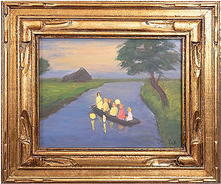"Laternenfahrt im Moorkahn" by Hans Pick - Auction record, sale price, and art valuation. Compare with similar artists and explore comparable artworks.