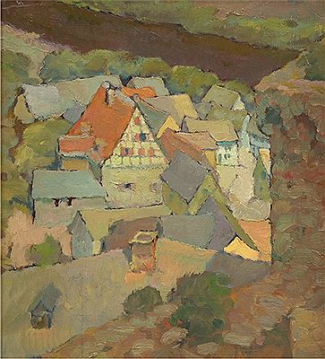 "Kleinstadt im Tal"