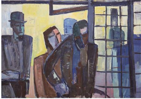 Männer im Fenster