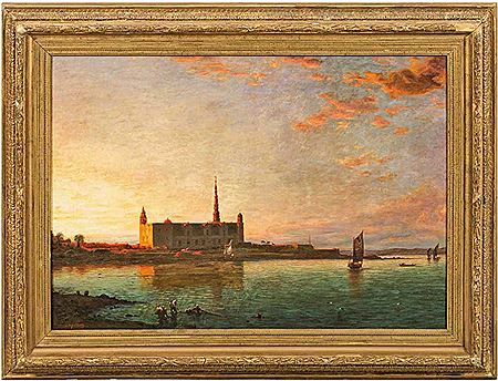 "Coastal landscape with sailing boats in the sunset" by Georg Sassnick - Auction record, sale price, and art valuation. Compare with similar artists and explore comparable artworks.