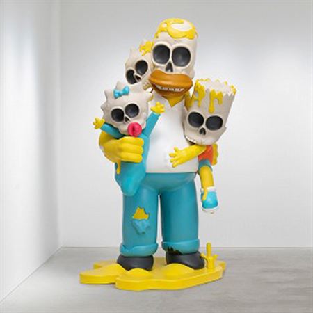 Simpsons Nuclear Family 4 Feet Statue