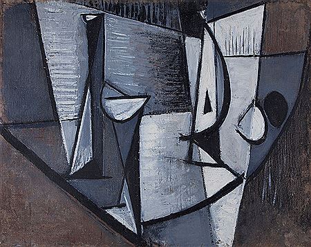 Sample artwork by Jose Vilato Ruiz Fin (1916 - 1969), known for post-cubist painting, sculpture, and mural painting - View similar artists and auction records