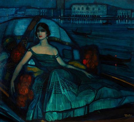 "Lady in Venice", Paris, 7-4-1924