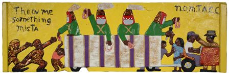 Throw Me Something Mista. by Herbert "Coon" Singleton - Auction record, sale price, and art valuation. Compare with similar artists and explore comparable artworks.