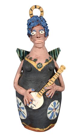 Sample artwork by Carl Block (Born 1959), known for sculpture face jugs - View similar artists and auction records